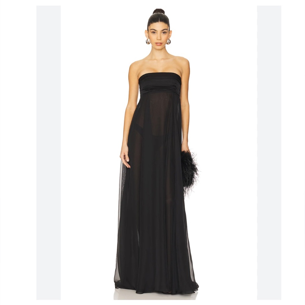 NWT REVOLVE NBD The Kimora Gown in Black Size XS